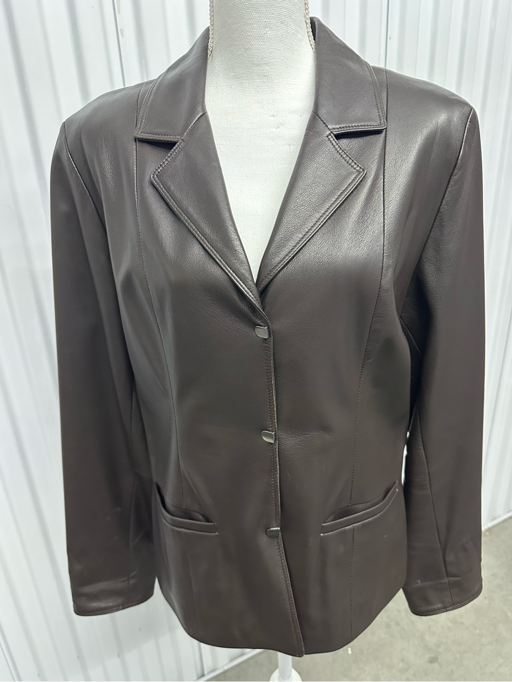 Livar by Liviana Palli Brown Italian Leather Jacket